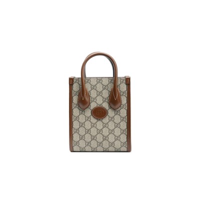 GUCCI MINI TOTE BAG WITH INTERLOCKING&G 671623 (20*16*7cm)